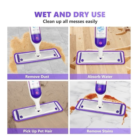 21 Pack Reusable Mop Pads for Swiffer WetJet Spray Mop, Wet Pads Refill... - Picture 11 of 13